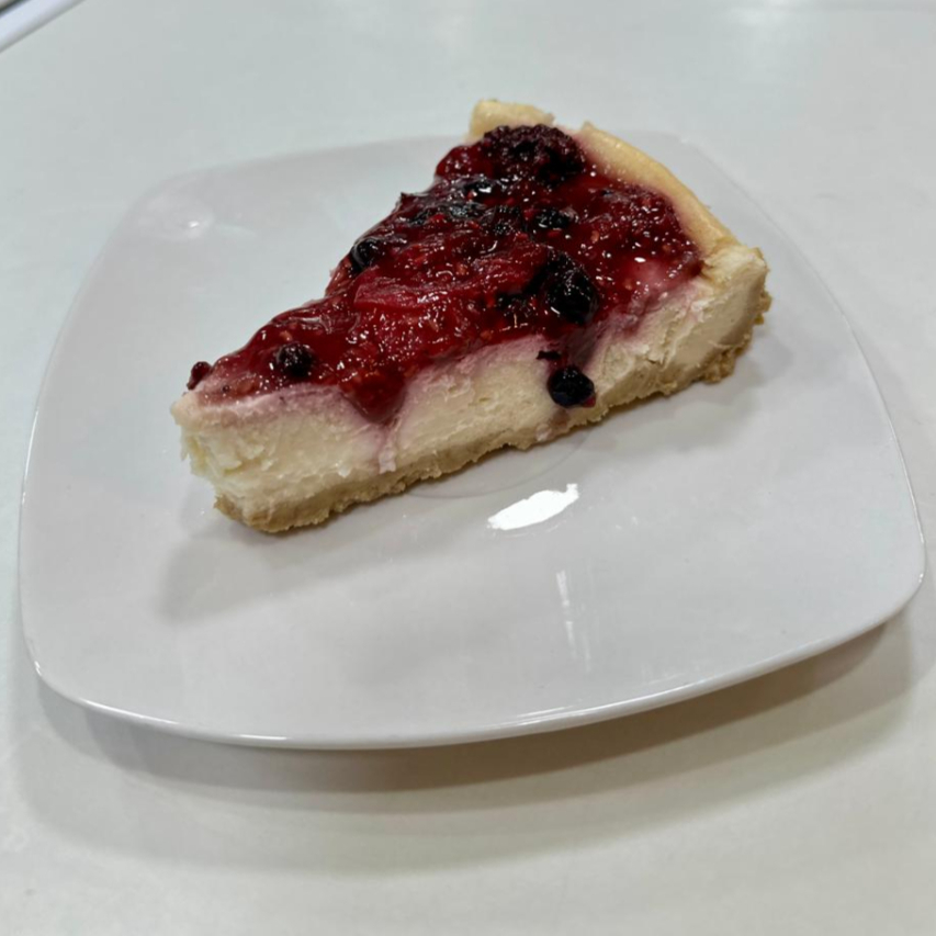 Rebanada Cheesecake Frutos Rojos