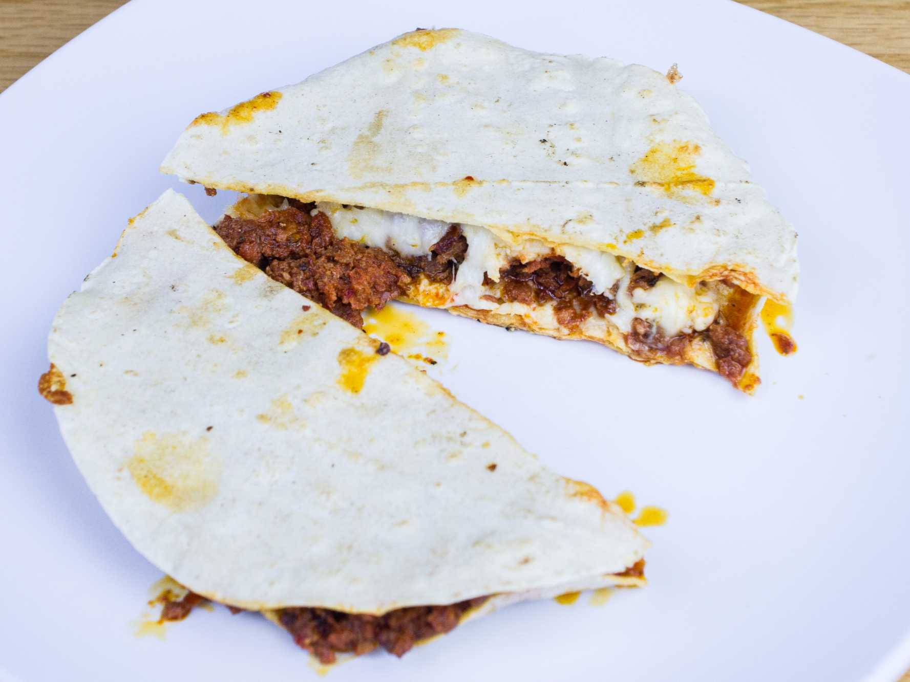 Quesadilla con Chorizo
