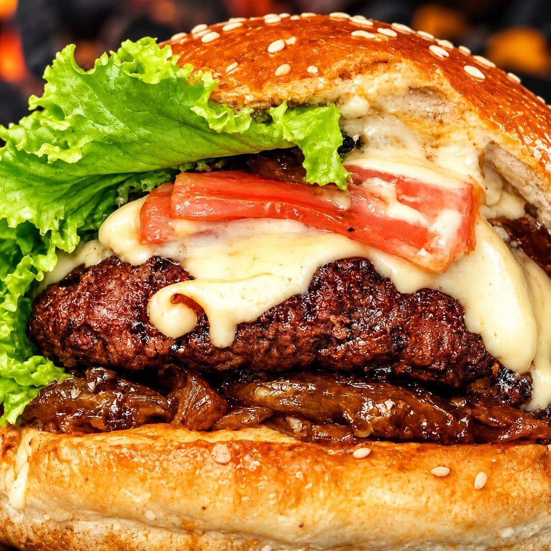Hamburguesa Ahumada Sencilla