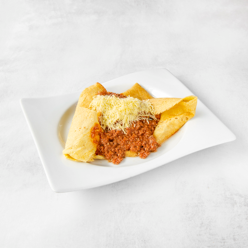 Crepe Boloñesa Queso (1 Pza)