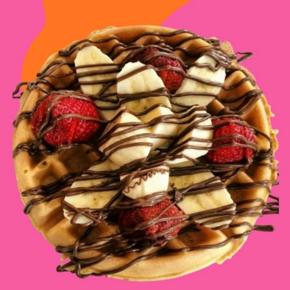 Waffle con Fruta
