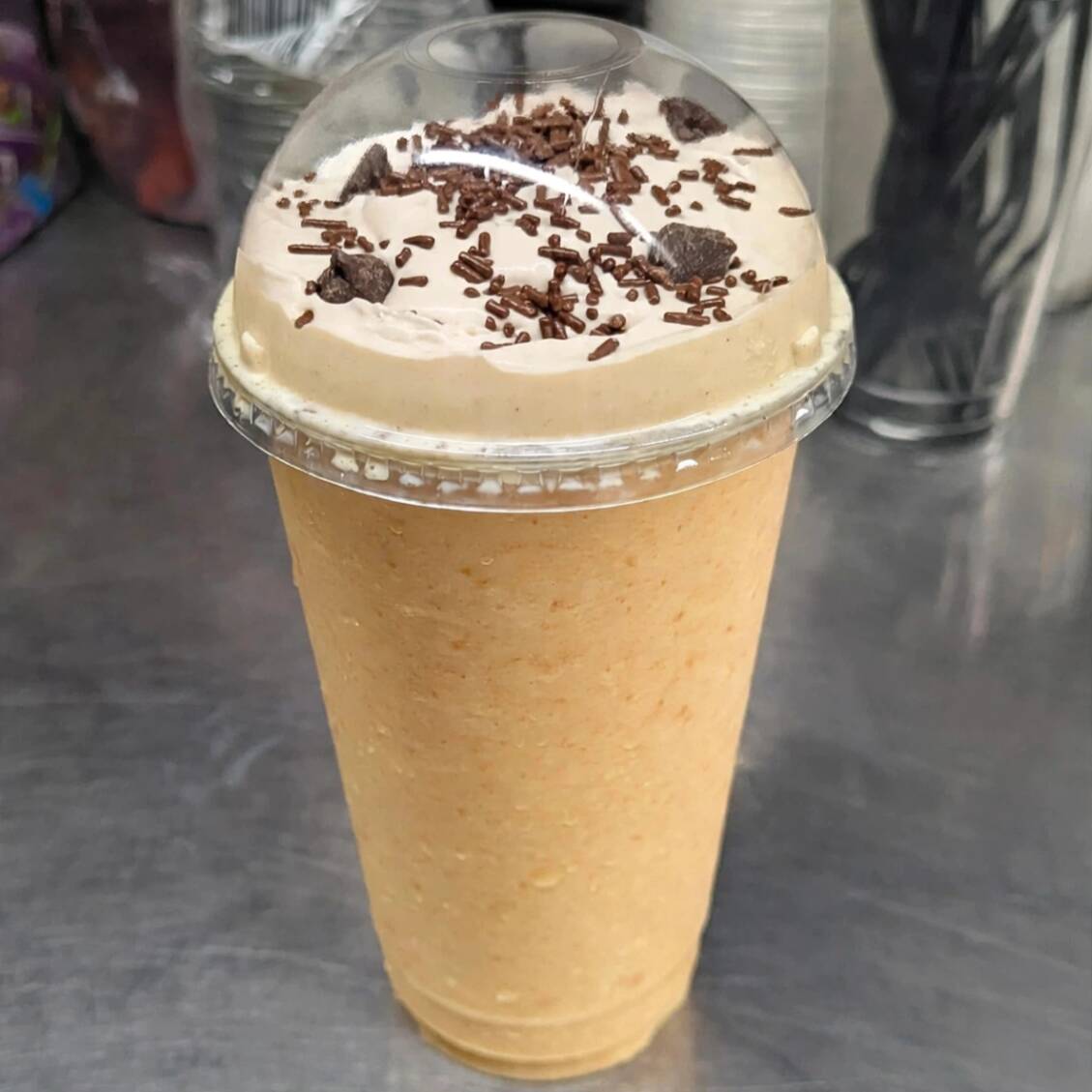 Frappé de Yogurt de Durazno 🍑 Grande 22oz