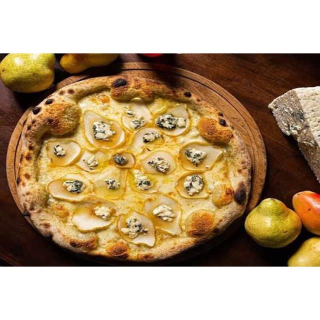PIZZA GORGONZOLA Y PERA