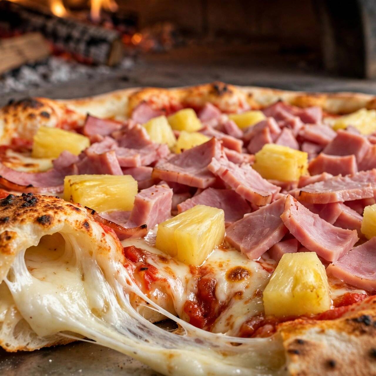 Pizza Hawaiana (Orilla Rellena)