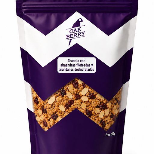 Granola almendras con arándanos sin azucar 600 gra