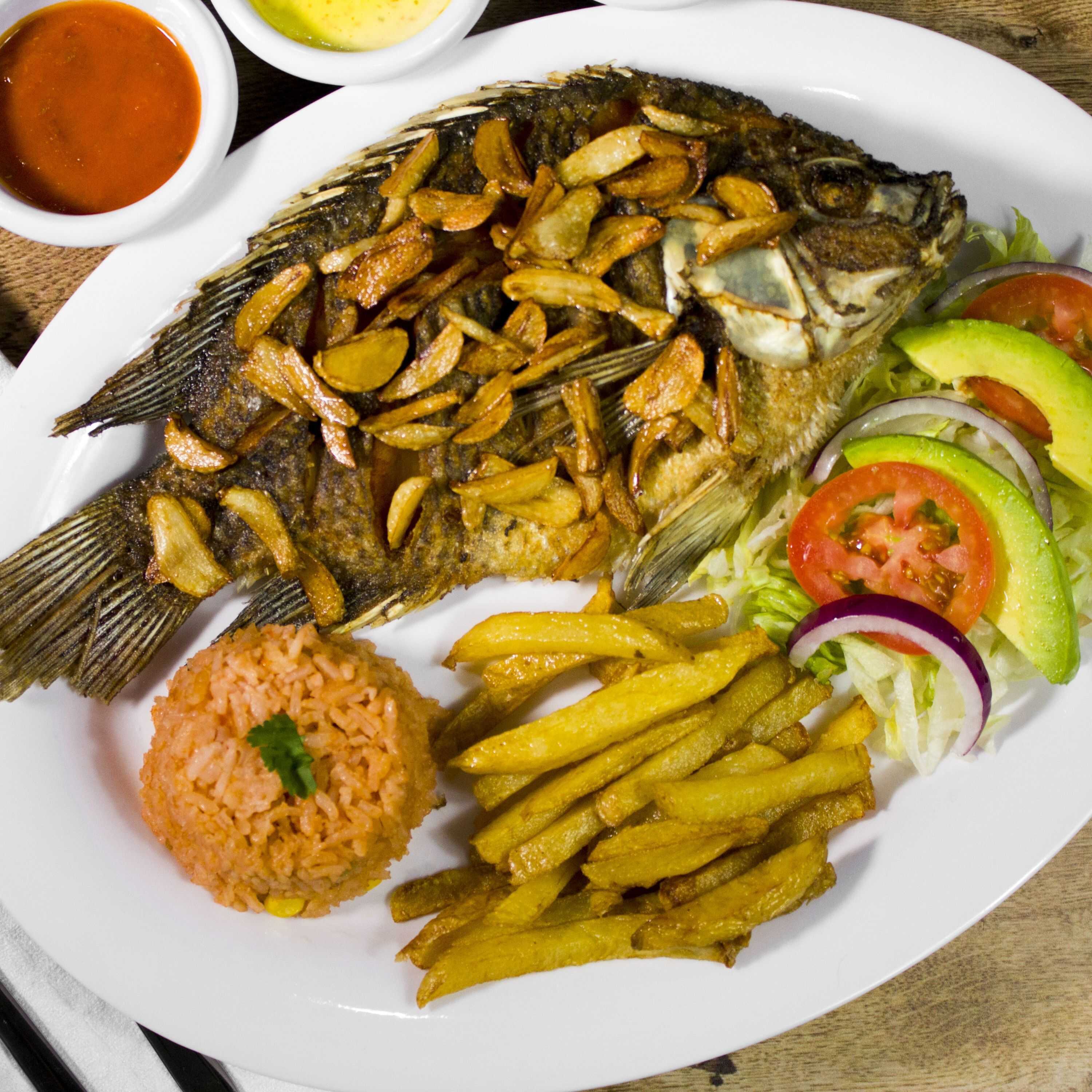 Mojarra al Mojo de Ajo