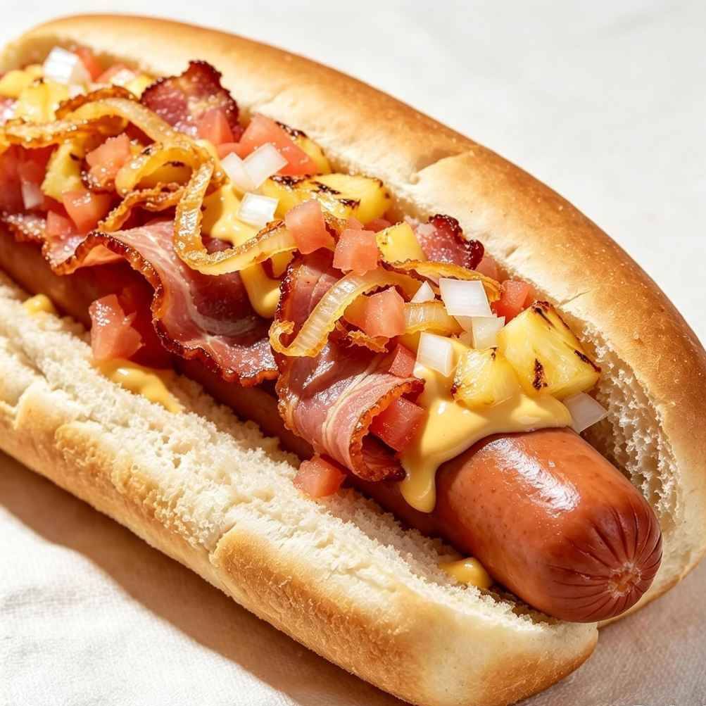 Hot Dog Hawaiano
