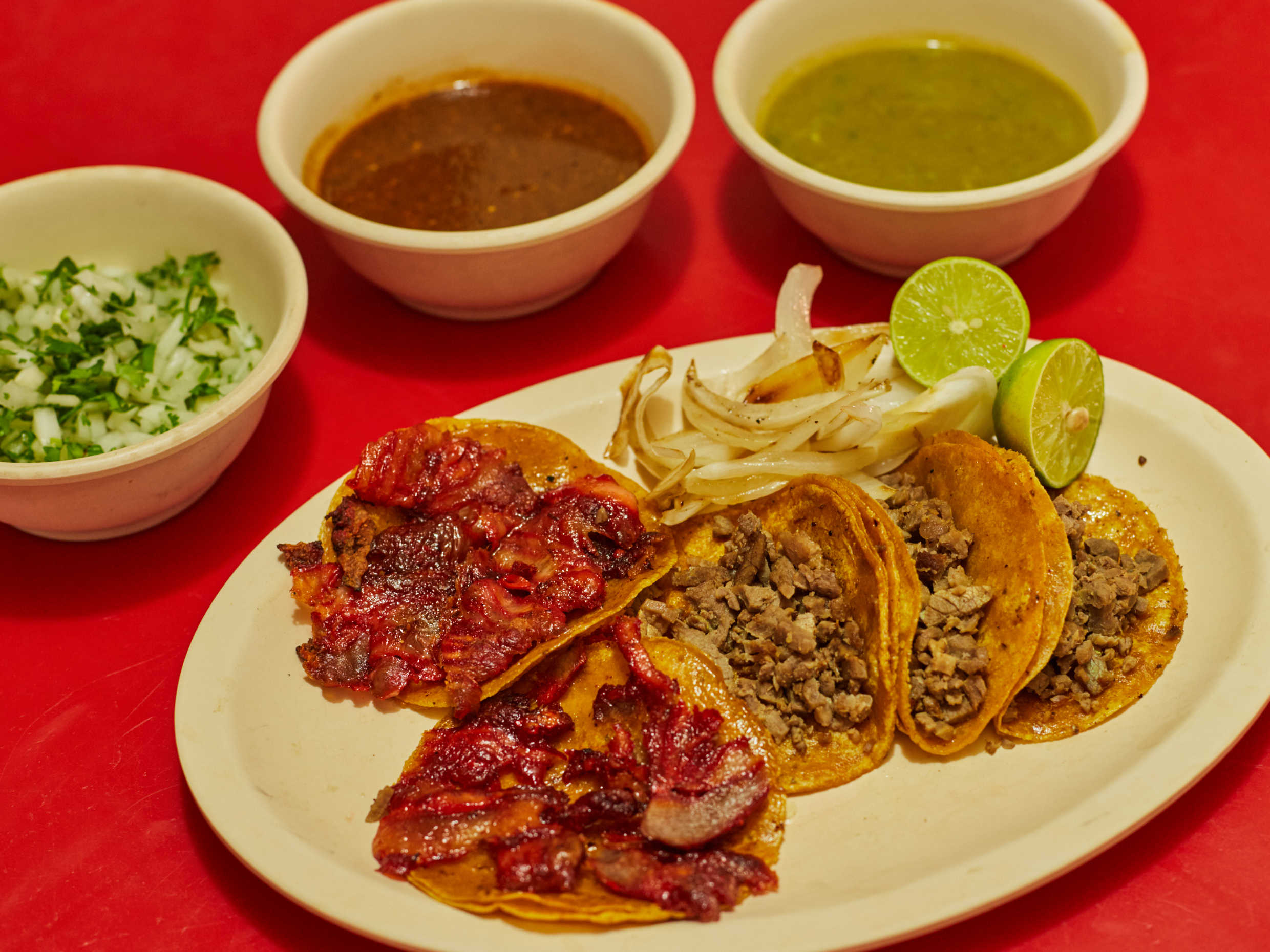 Orden Mixta con Queso (5 Tacos)