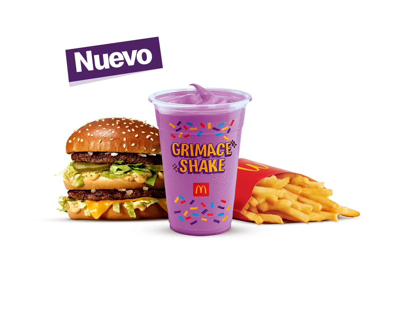 McCombo mediano Grimace Shake