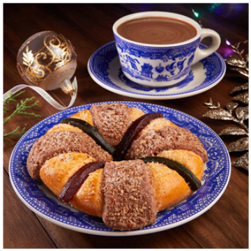 Rosca de Reyes individual + Café