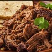 Medio Barbacoa y Medio Frijoles