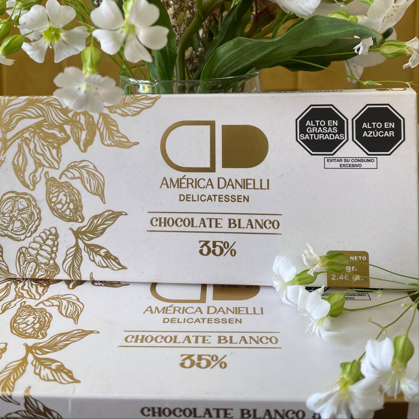 Chocolate Blanco 35% Cacao San Martin. 70 Gramos
