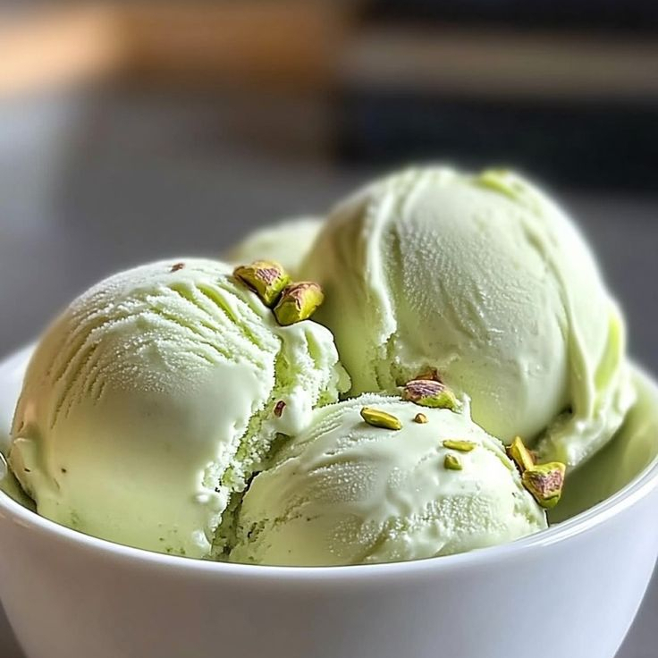 Helado de Pistache con nuez 🌰💚