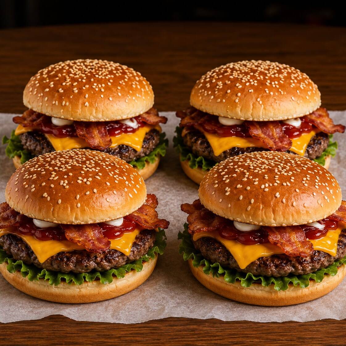 4 Hamburguesas Especiales