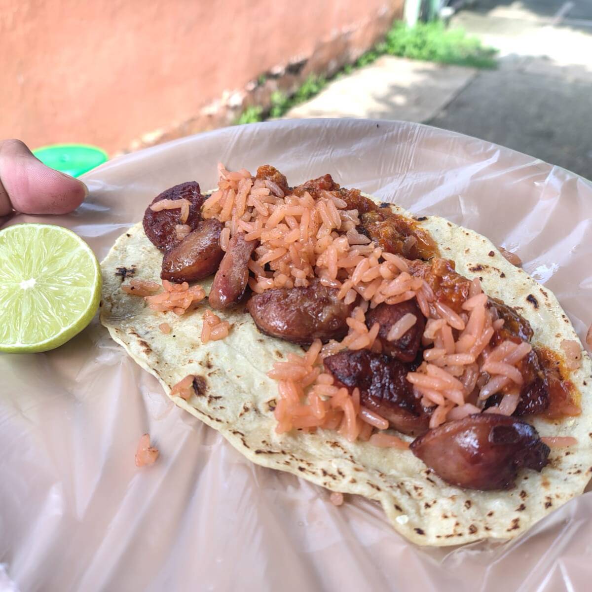 Taco Chorizo Argentino