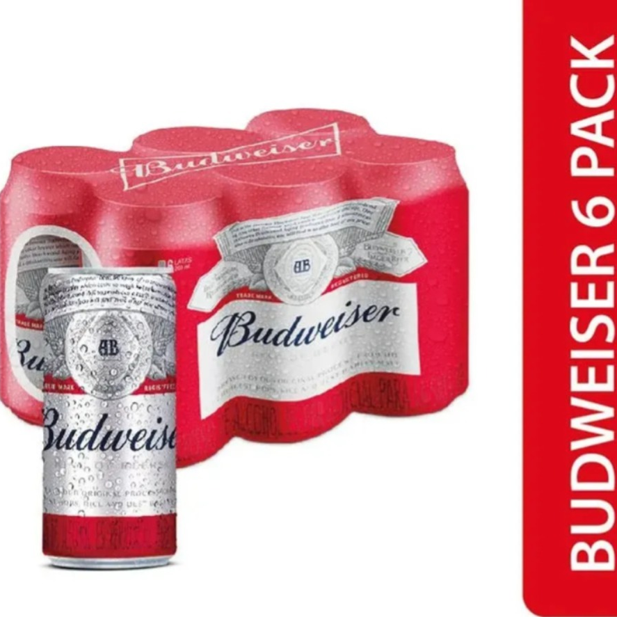 Budweiser lata Sixpack 269 ml