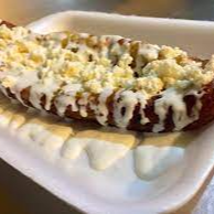 Platano Frito Crema y Queso