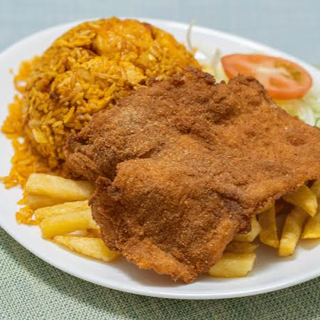Milanesa con papa frita