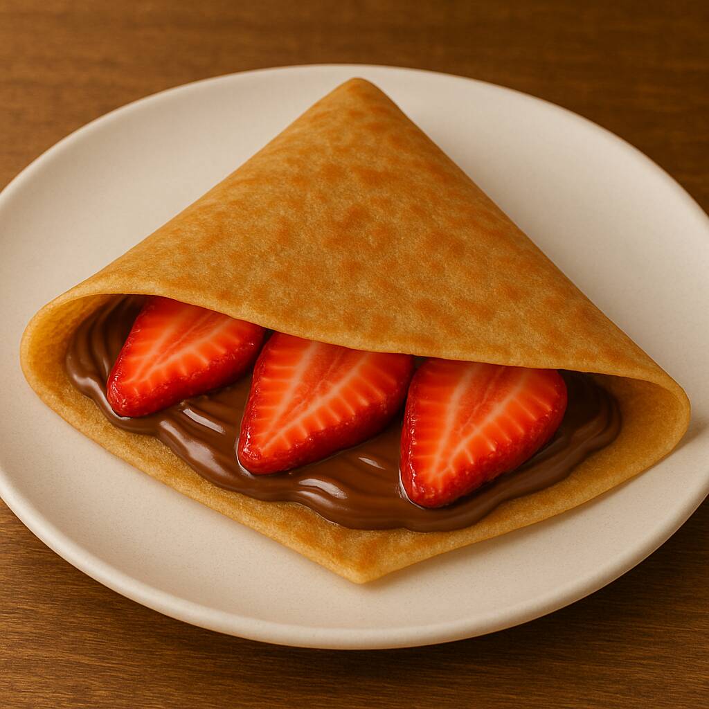 Crepa Dulce 2 Ingredientes