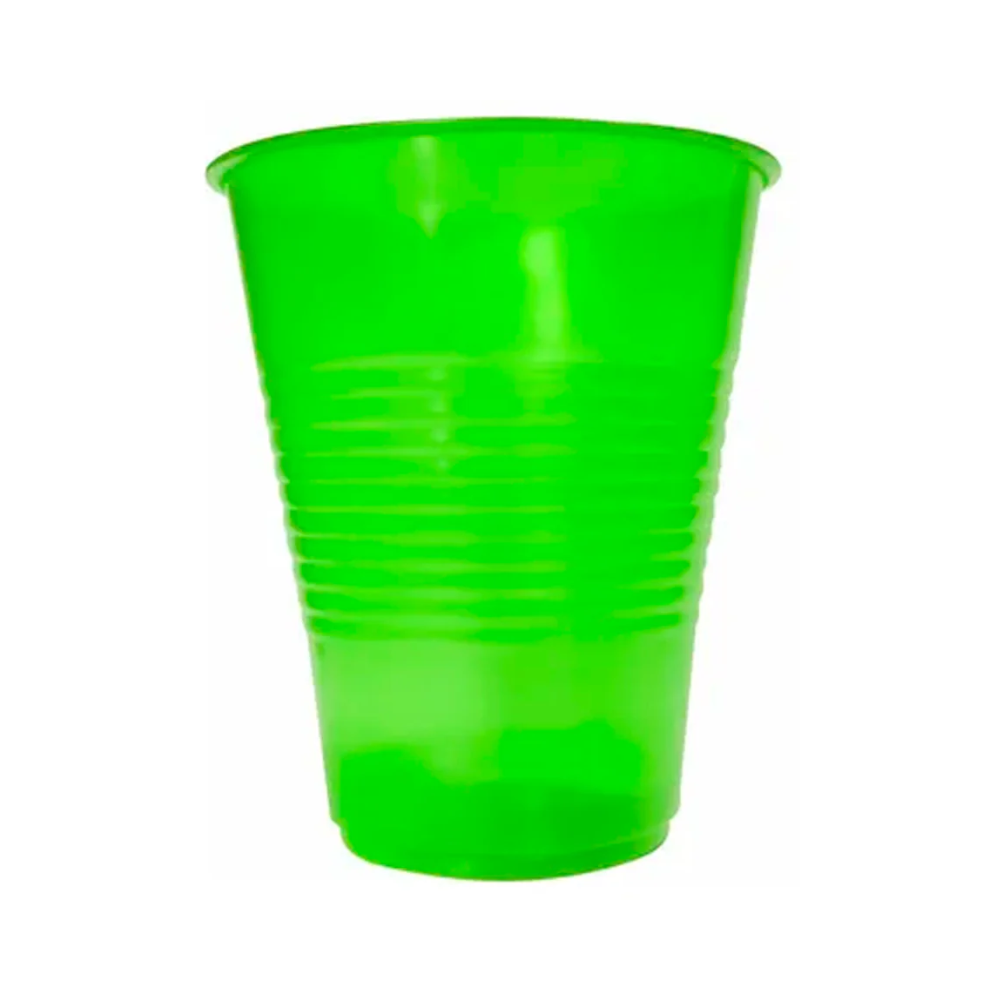 Vasos Desechables Neón 10 Piezas
