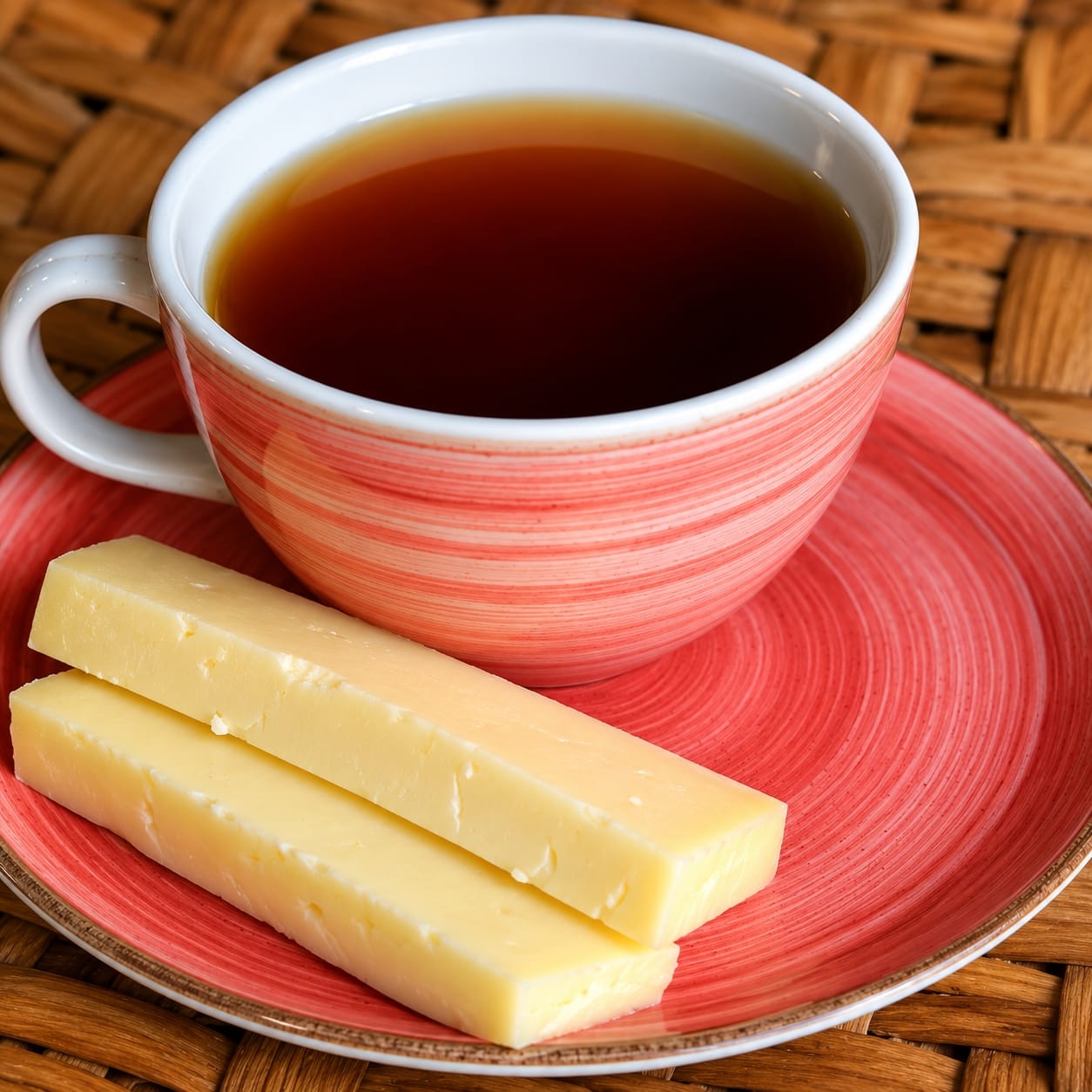 Agua de Panela Caliente con Queso Campesino