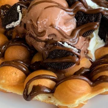 Bubble Waffle Choco-Oreo