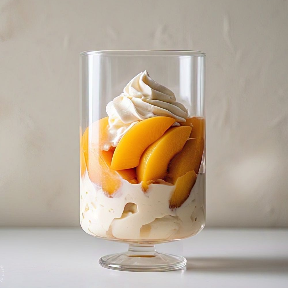 Duraznos con Crema 1/4 de Litro