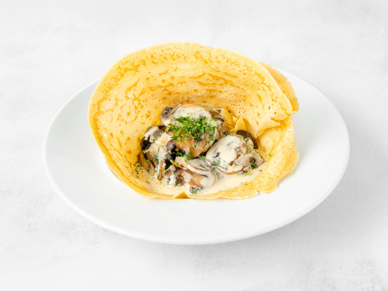 Crepe Champiñones al Ajillo