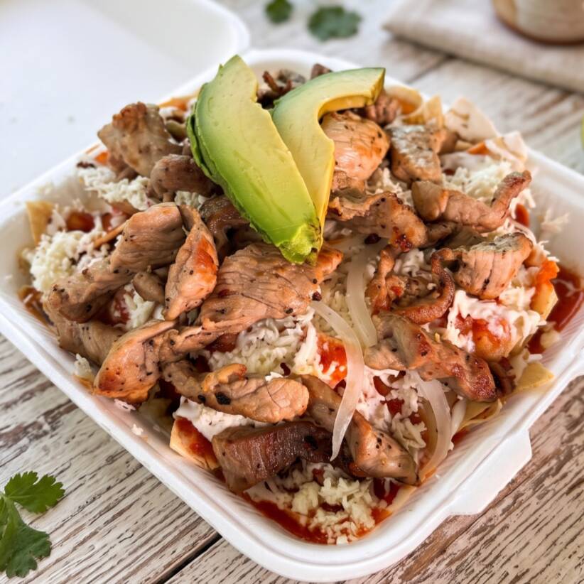 Orden de Chilaquiles Verdes o Rojos Preparados