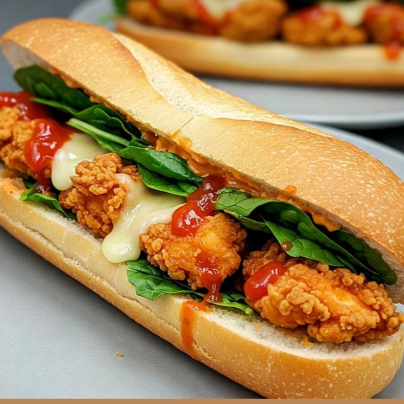 Baguet Pollo Empanizado