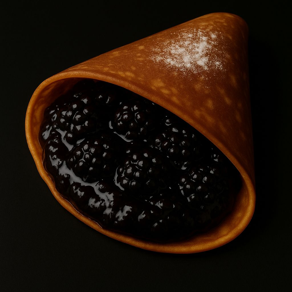 Crepa de Mermelada de Zarzamora