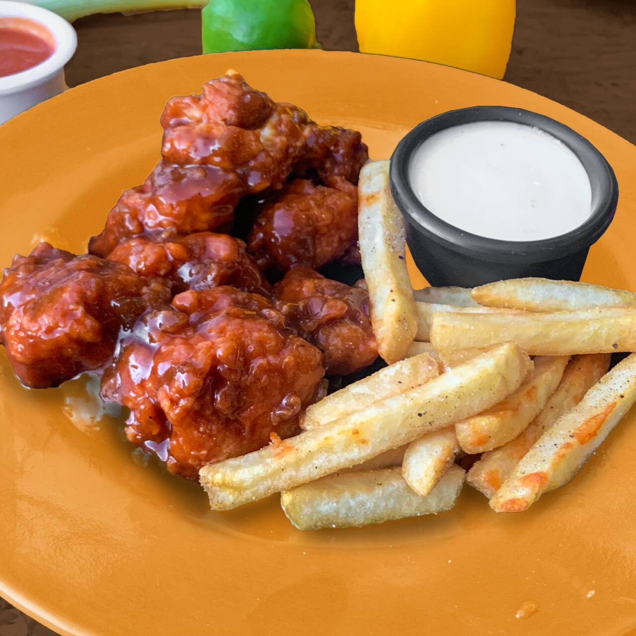 6 Boneless Warumo con Papas