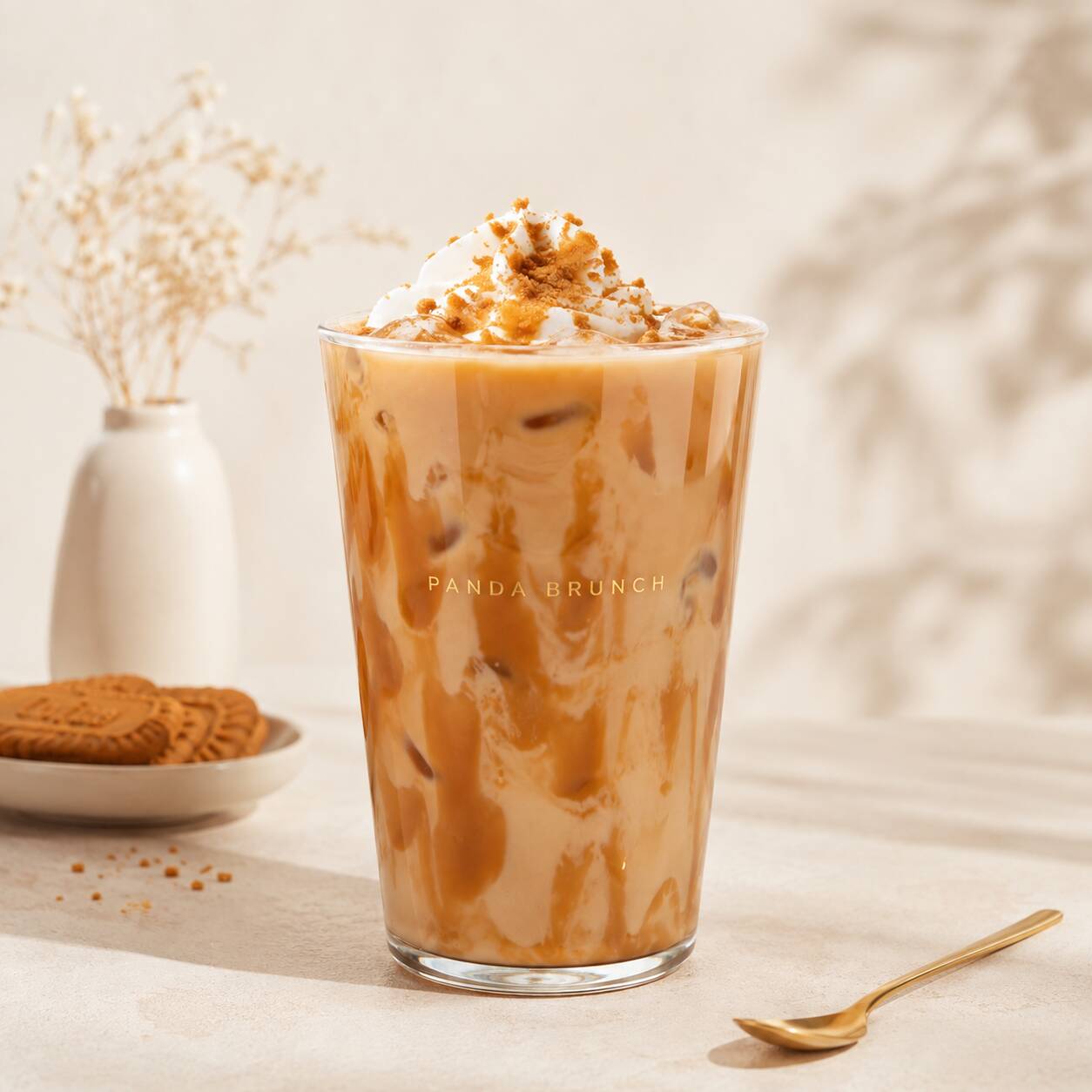 Lotus Iced Latte 16 oz