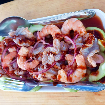 Aguachile Camarón Cocido