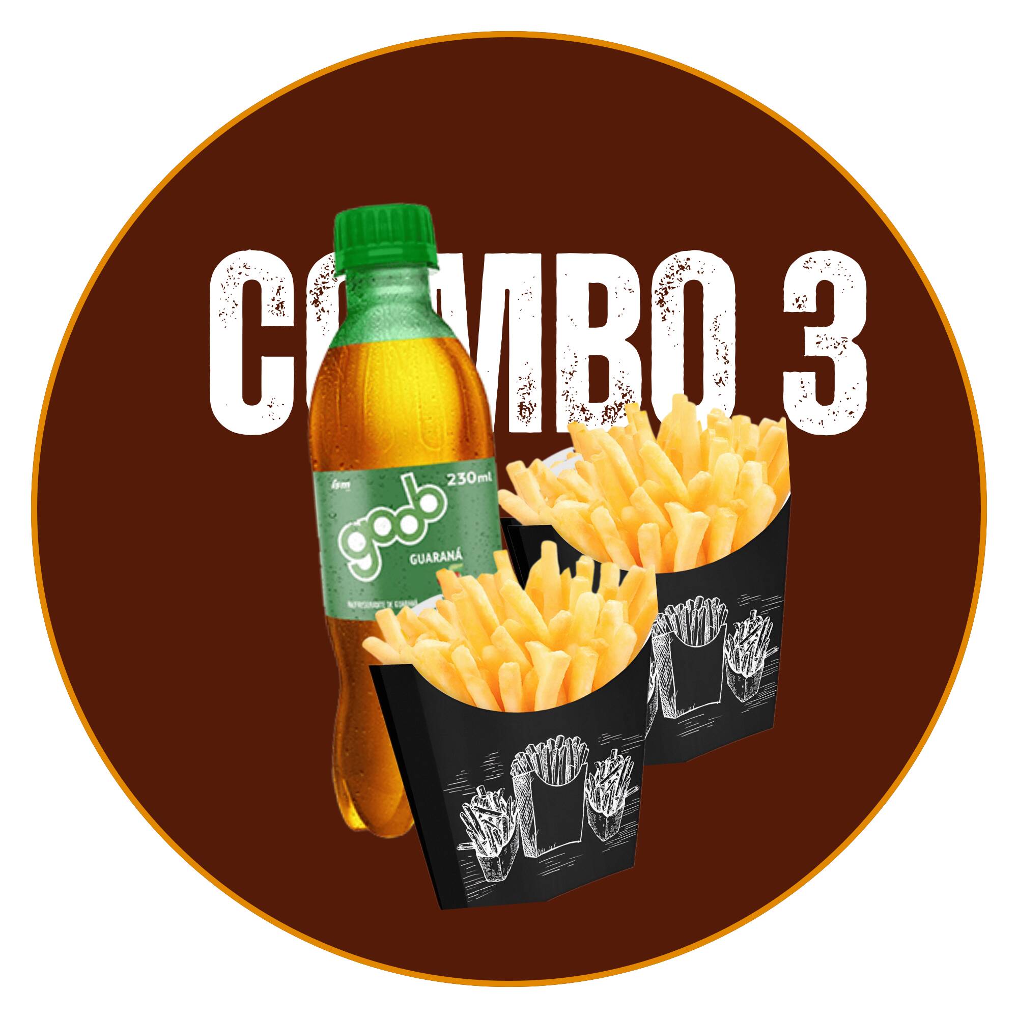 2 batatas 1 mine refre