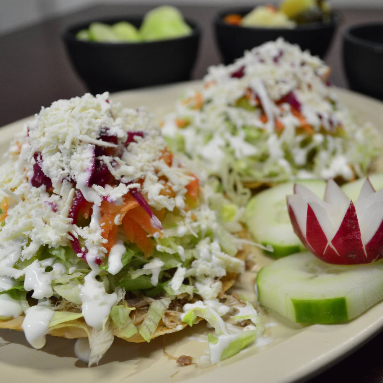 Orden de Tostadas con Carne y Papa (3)
