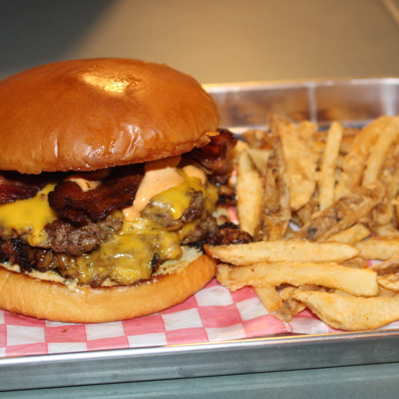 Bacon smash con papas