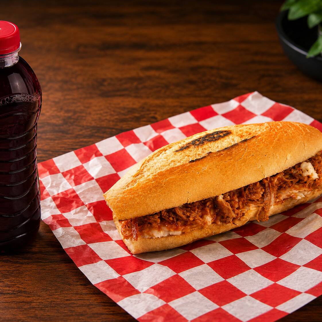 Lonche de Pancita + Agua Fresca