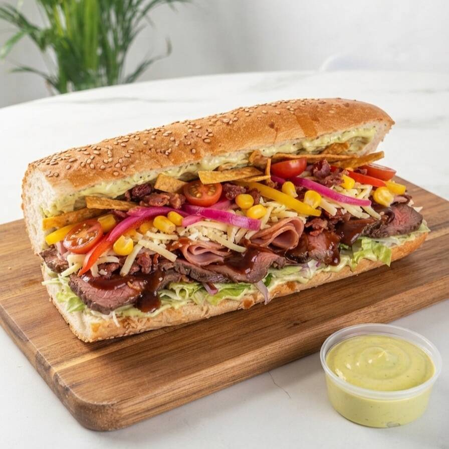 Baguette Roast Beef & Peperoni 🥩🍖