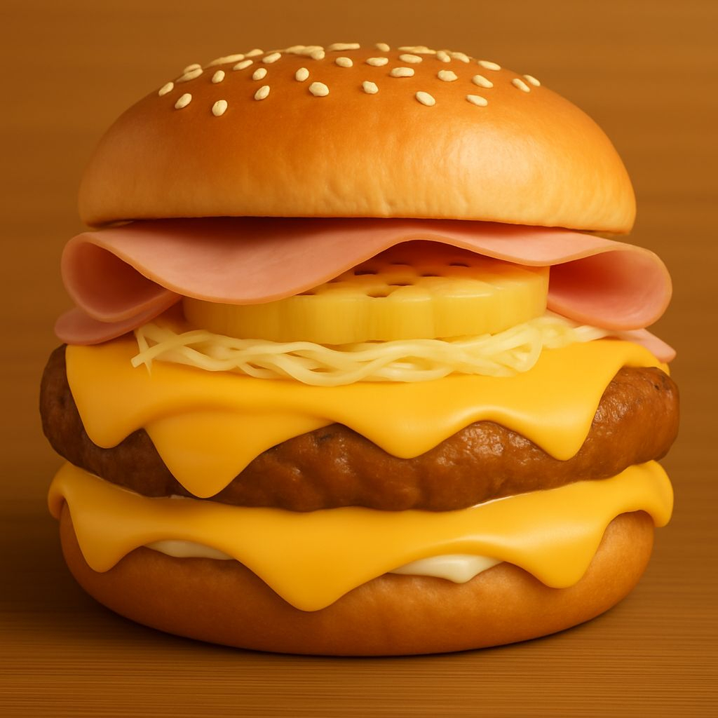 Cheese Burger Hawaiana