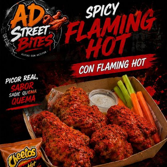 Alitas Spicy Flaming Hot