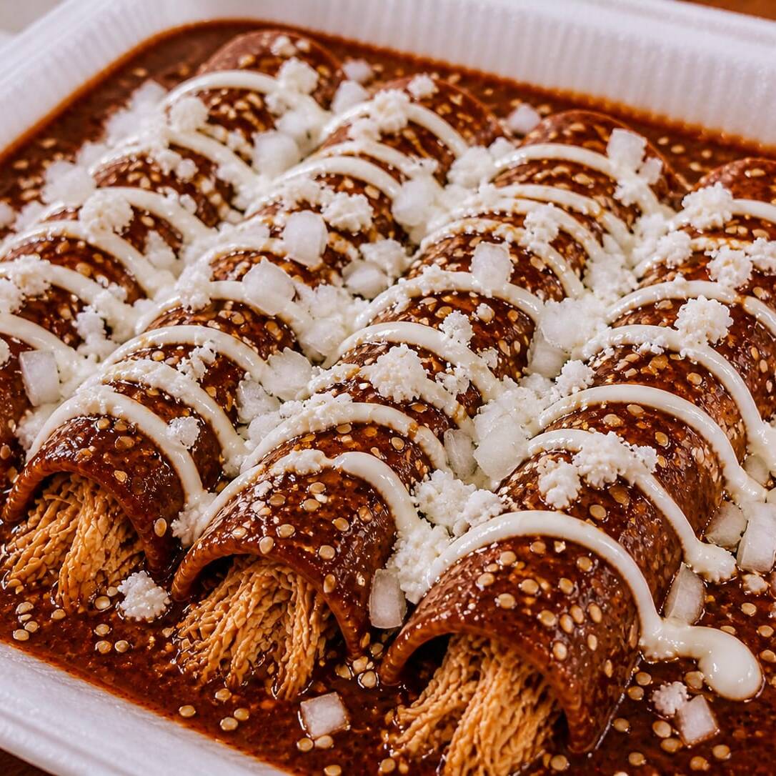 Enchiladas de Mole