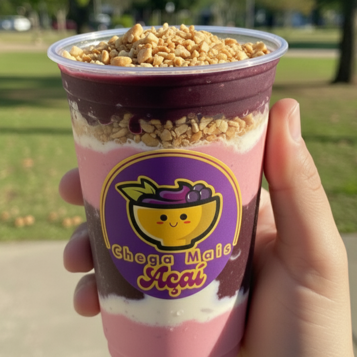 Experimente esse delicioso açaí com creme de morango e um irresistível Leite em pó. Obs: Não enviamos os acompanhamentos separados. Obs: Foto ilustrativa. #acai #acainutella #Nutella #Ninho #doces #morango