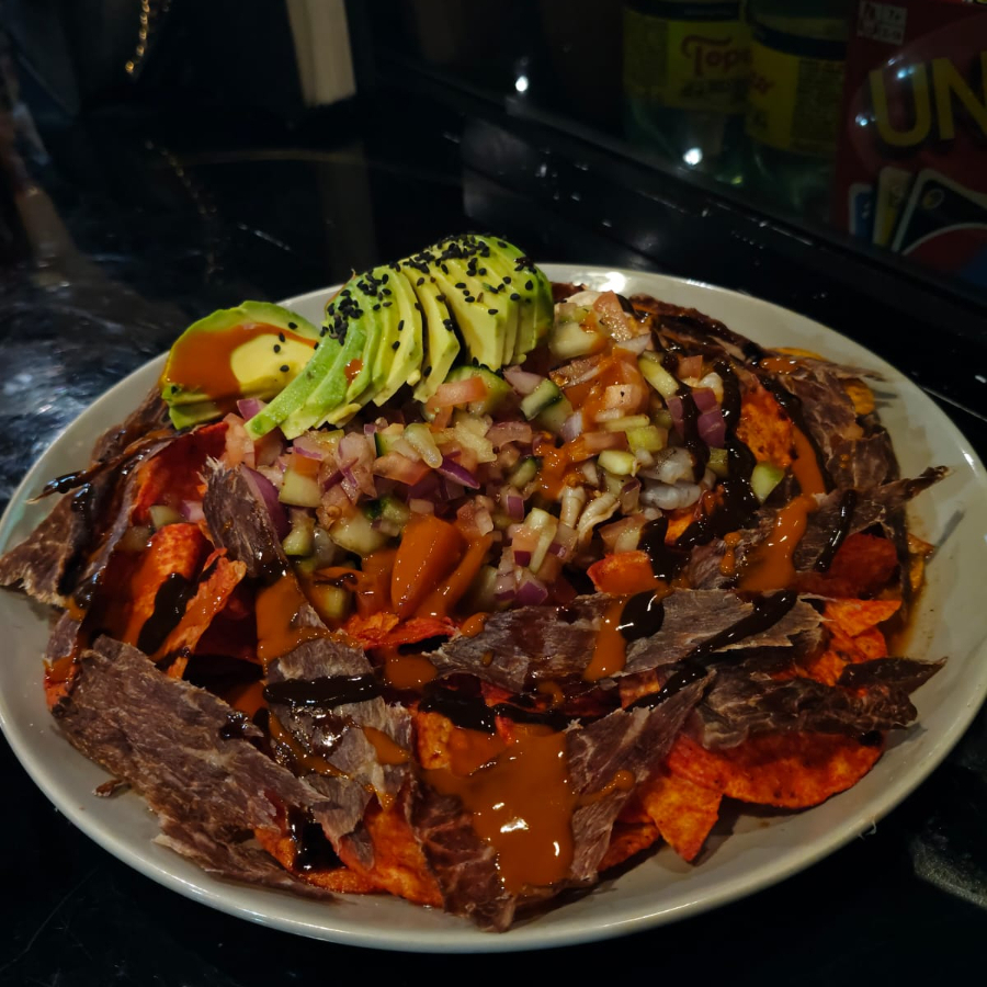 Tosti-aguachile
