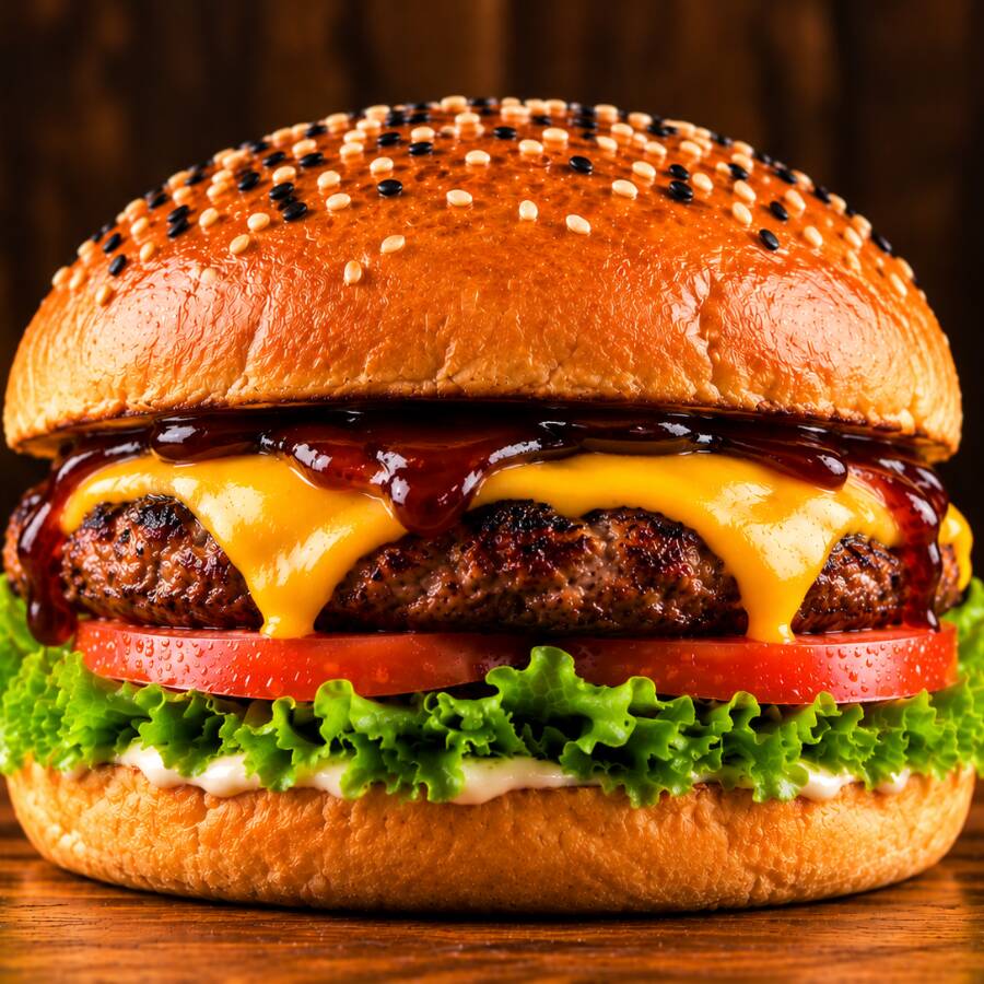 Hamburguesa clásica con queso