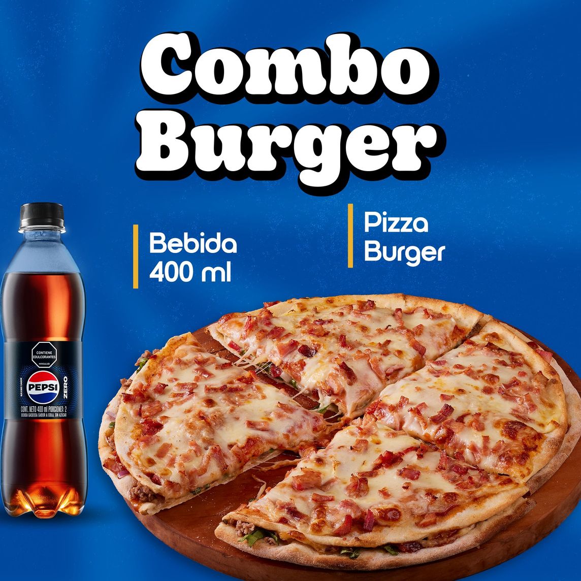 Combo Pizza Burger personal