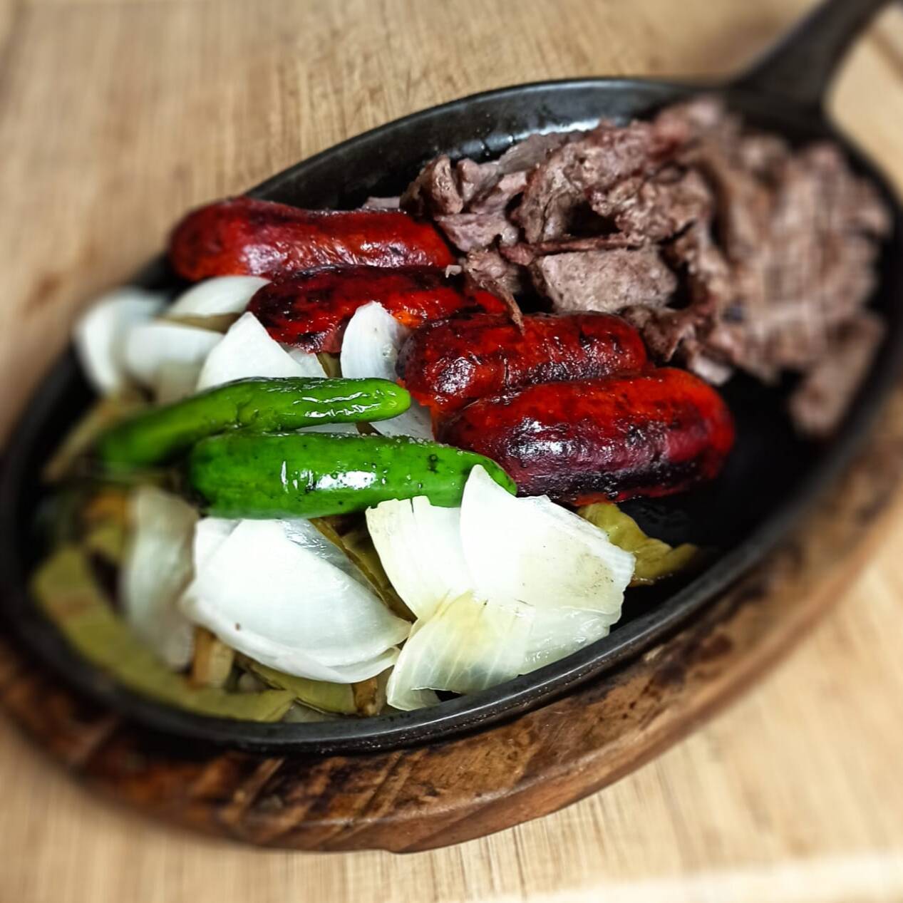 1/2 Kilo de Arrachera Con chorizo