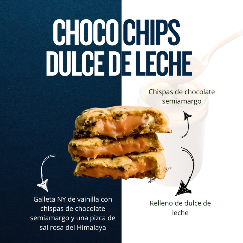 Chocochips dulce de leche
