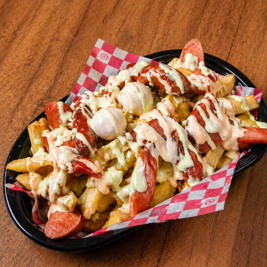 Salchipapas Especial + Coca Cola 250 Ml