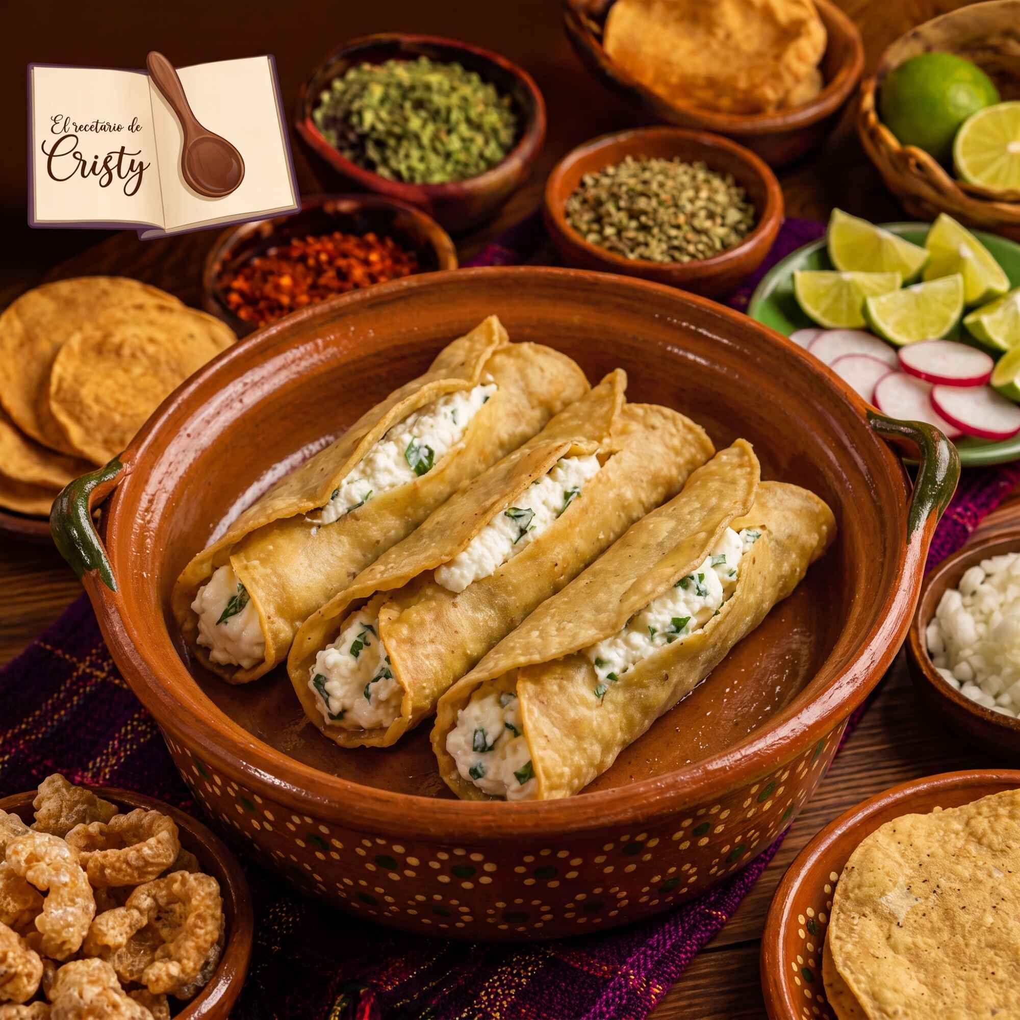 Orden de 3 Tacos de Requesón